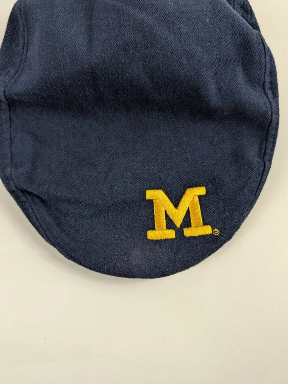 Vintage Top Of The World University of Michigan Newsboy Cabbie Hat Taiwan Sz M/L